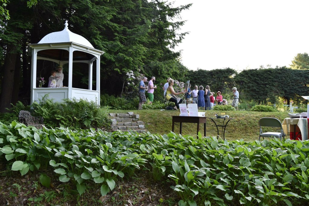 The Colonial Revival garden was created in 1890 and remains a cornerstone to the idyllic landscape of the 1794 Vaughan Homestead in Hallowell. 
