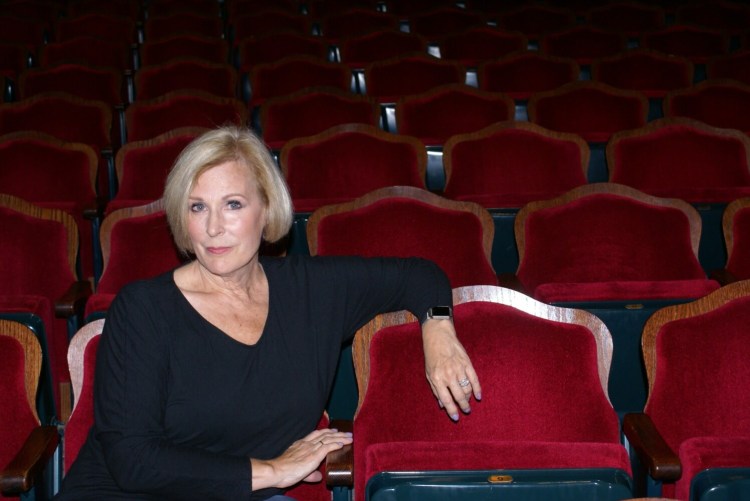 Debra Susi in the Waterville Opera House.