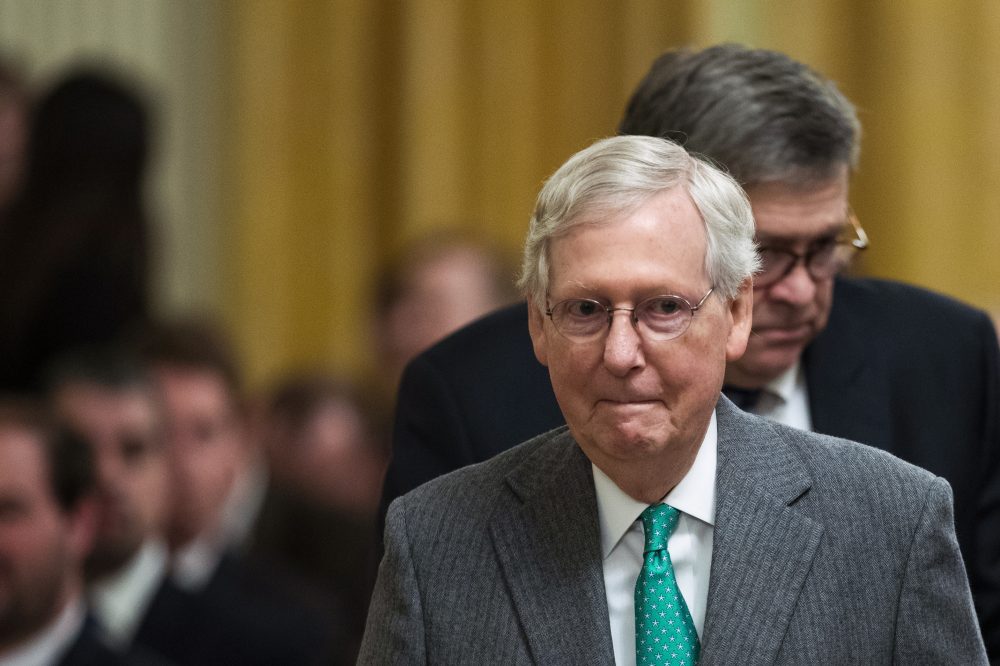 William Barr, Mitch McConnell