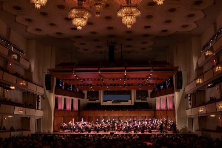 The National Symphony Orchestra  performing  Wagner’s “Tristan und Isolde” in Washington. 