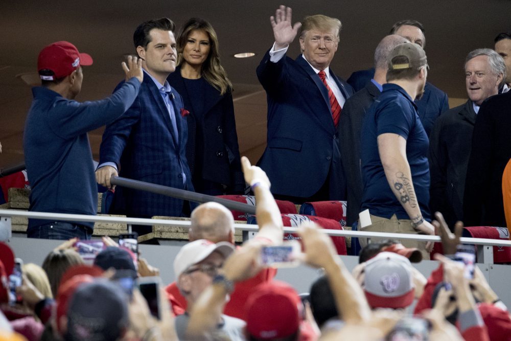 Donald Trump, Melania Trump, Matt Gaetz, Mark Meadows