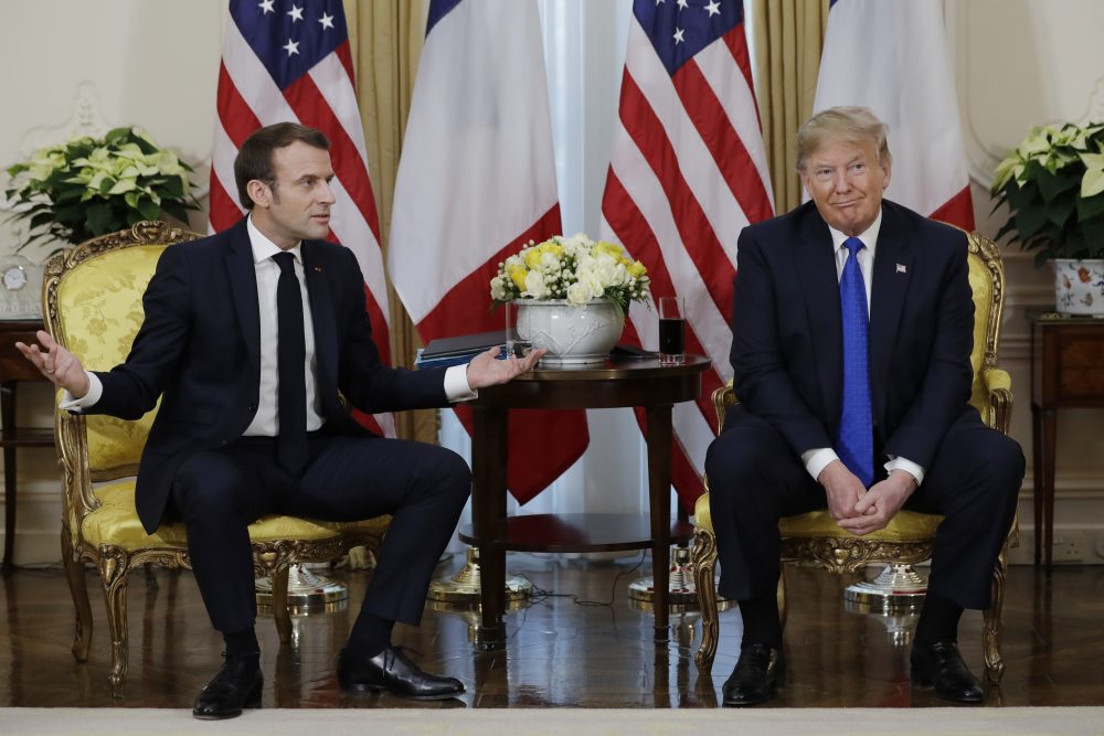 Donald Trump, Emmanuel Macron