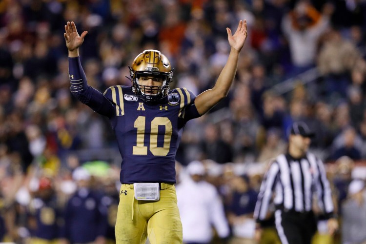 Malcolm Perry rushed for 304 yards and two touchdowns as Navy beat Army 31-7 on Saturday in Philadelphia.