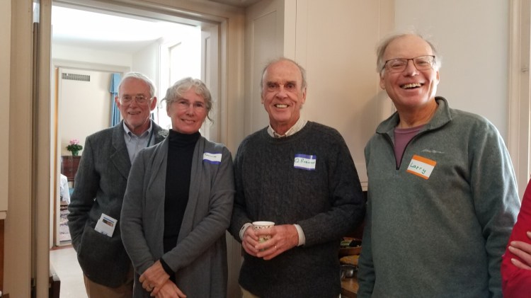 Neighbors Driving Neighbors volunteers from left are Dan Onion, Tanna Witkin, Quimby Robinson and Larry Liebling.