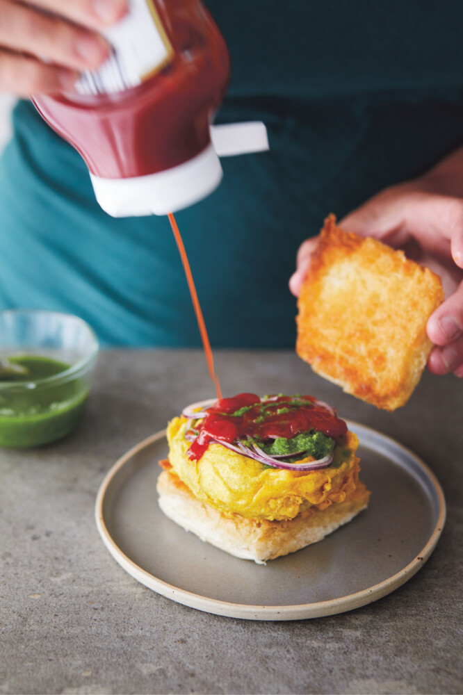 Change things up this Chanukah with Batata Vada Pav.