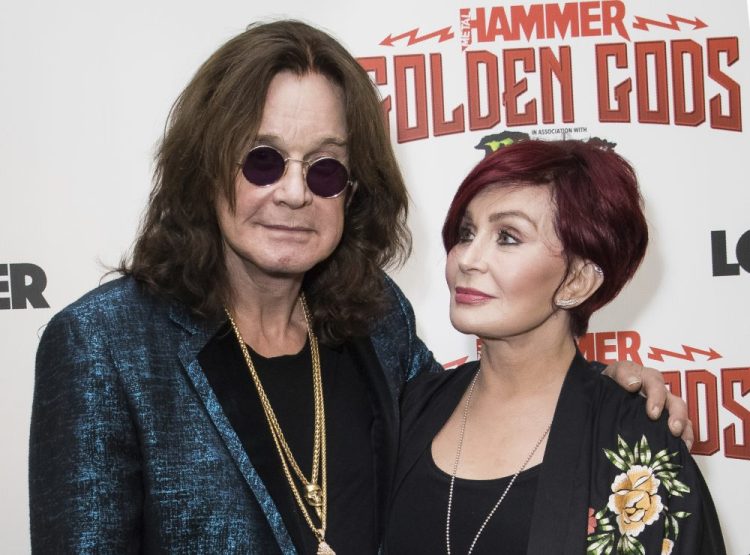 Sharon Osbourne with her husband Ozzy 