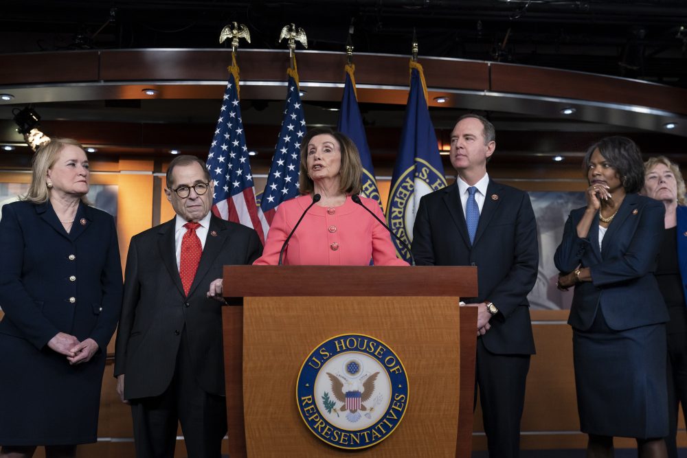 Nancy Pelosi, Jerrold Nadler, Adam Schiff, Sylvia Garcia, Val Demings, Zoe Lofgren