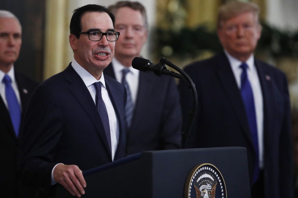 Donald Trump, Steven Mnuchin, Robert Lighthizer