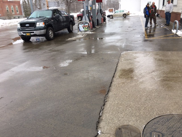 A round was fired off at the ground at the Big Apple convenience store in Madison Thursday, which could have been disastrous if it ricocheted off the concrete and hit a person pumping gas or going in and out of the store, according to Chief Deputy Michael Mitchell of the Somerset County Sheriff's Office.