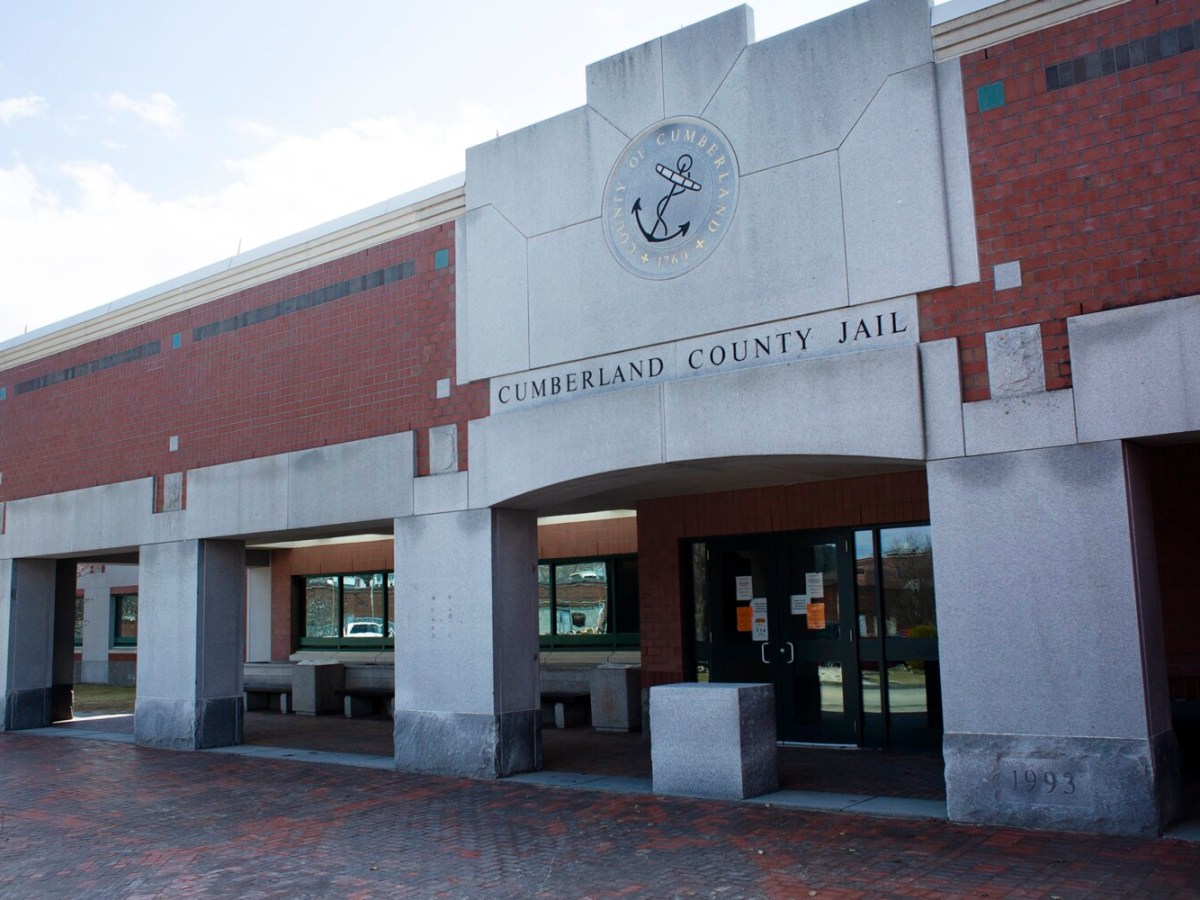 The exterior of the Cumberland County Jail