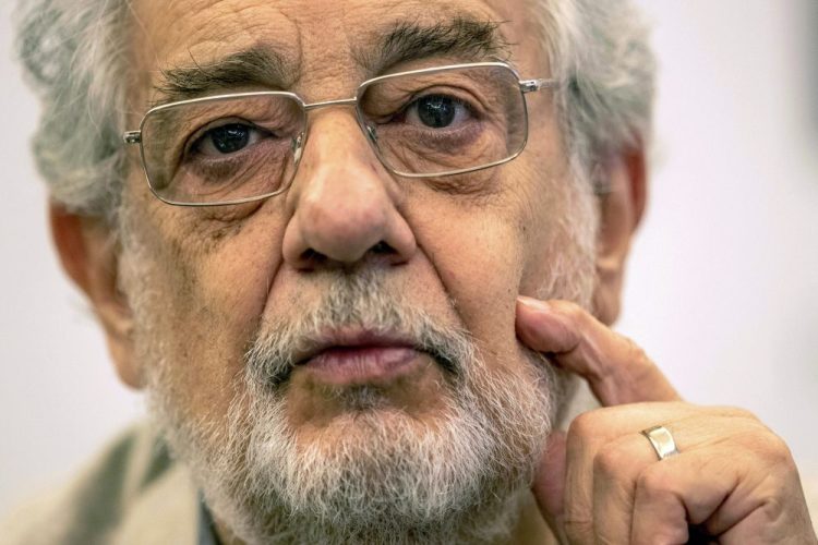 Opera singer Placido Domingo sin July 12, 2019, in Madrid, Spain.