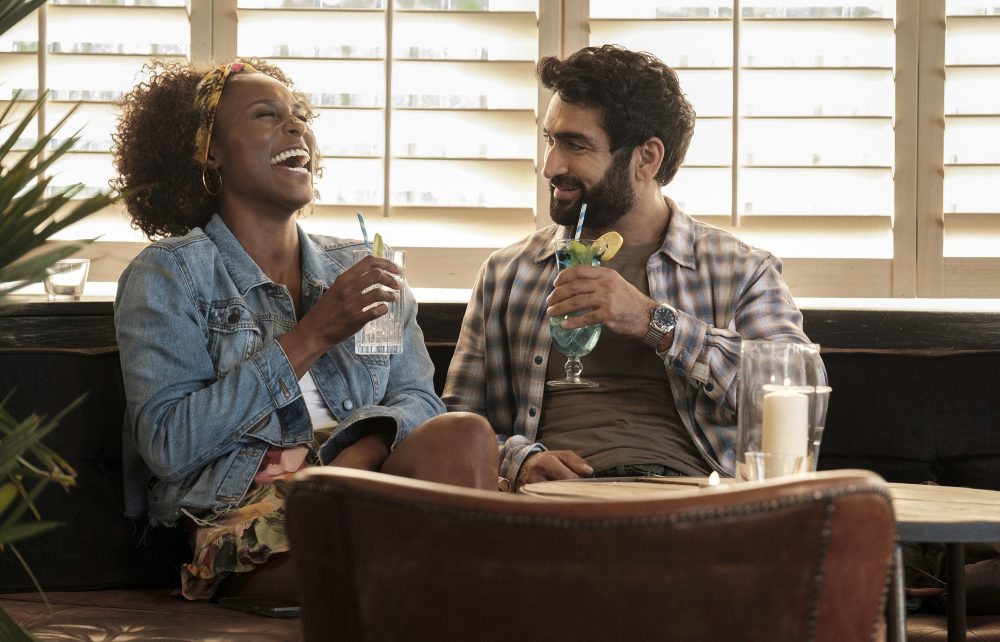 Issa Rae as Leilani, Kumail Nanjiana as Jibran of "The Lovebirds."