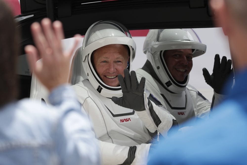 Space X, Falcon 9, Douglas Hurley, Robert Behnken