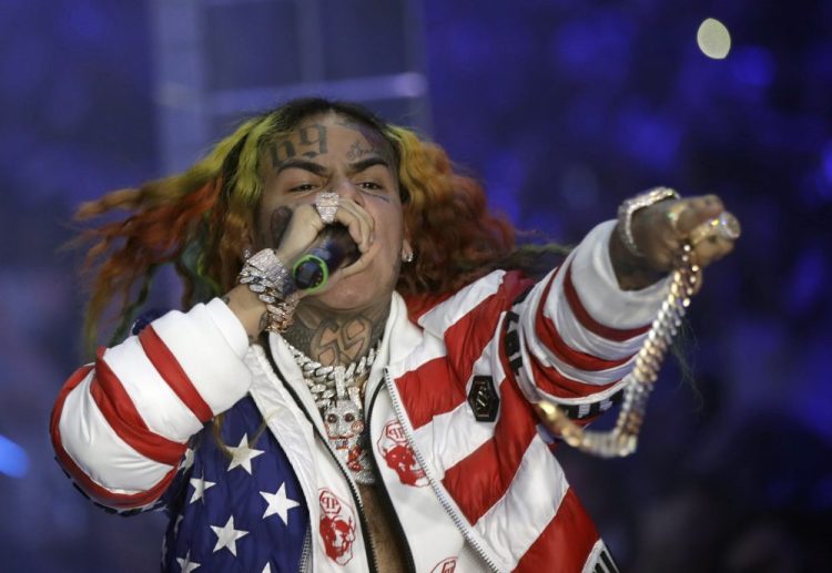 Rapper Daniel Hernandez, known as Tekashi 6ix9ine, performs in Milan, Italy, in 2018.