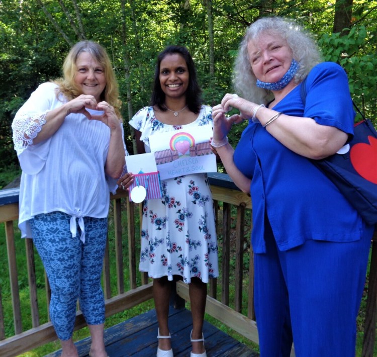 From left are Patti Fedette, CariAnn Means and Marion Bowman.