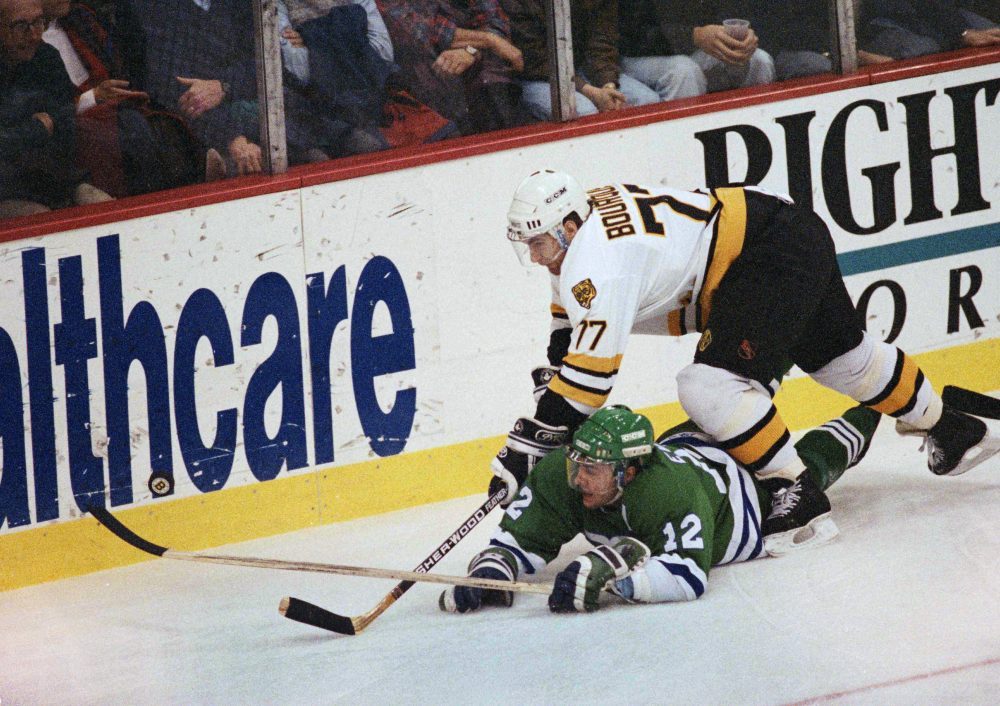 Ray Bourque, Dean Evason