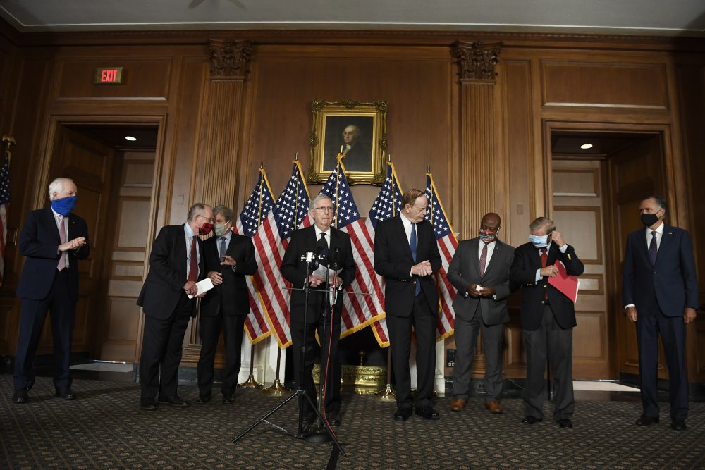 John Cornyn, Lamar Alexander, Roy Blunt, Mitch McConnell, Richard Shelby, Tim Scott, Lindsey Graham, Mitt Romney