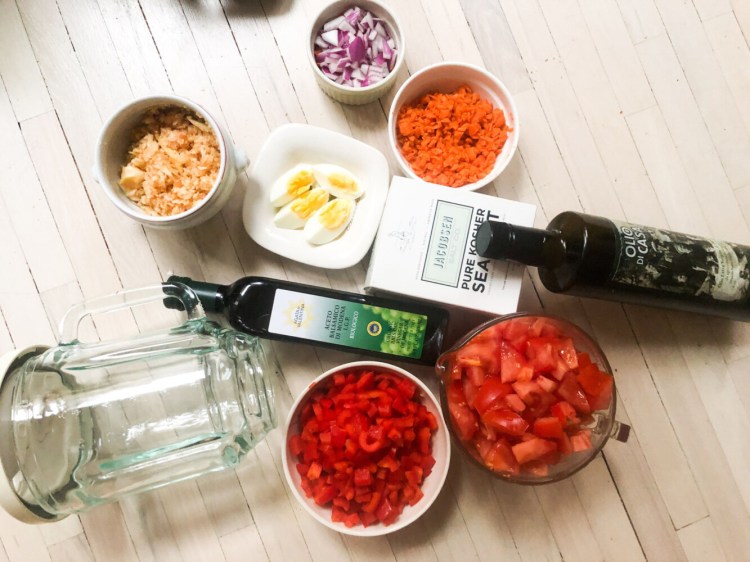 Count the blender as a key ingredient to gazpacho.