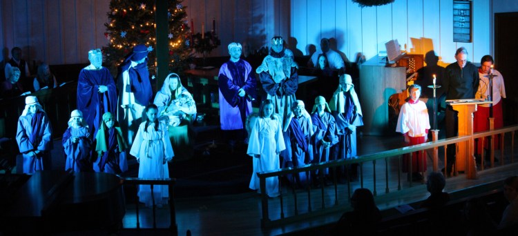 Participants in the 2019 Walk to Bethlehem holiday event. This year’s event will be held outside in a COVID-safe format. 