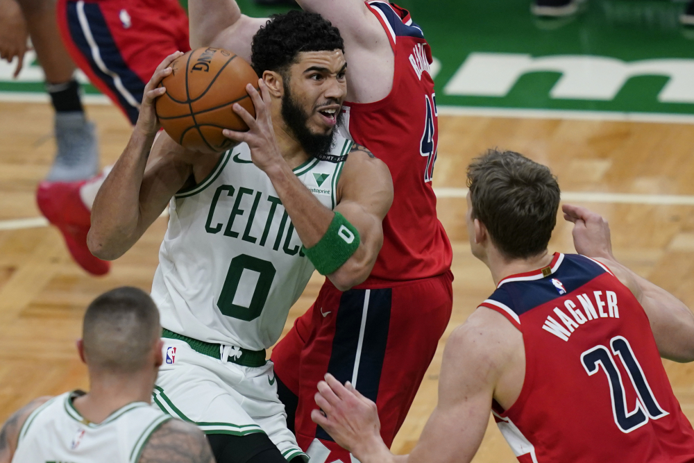 Jayson Tatum, Davis Bertans, Moritz Wagner