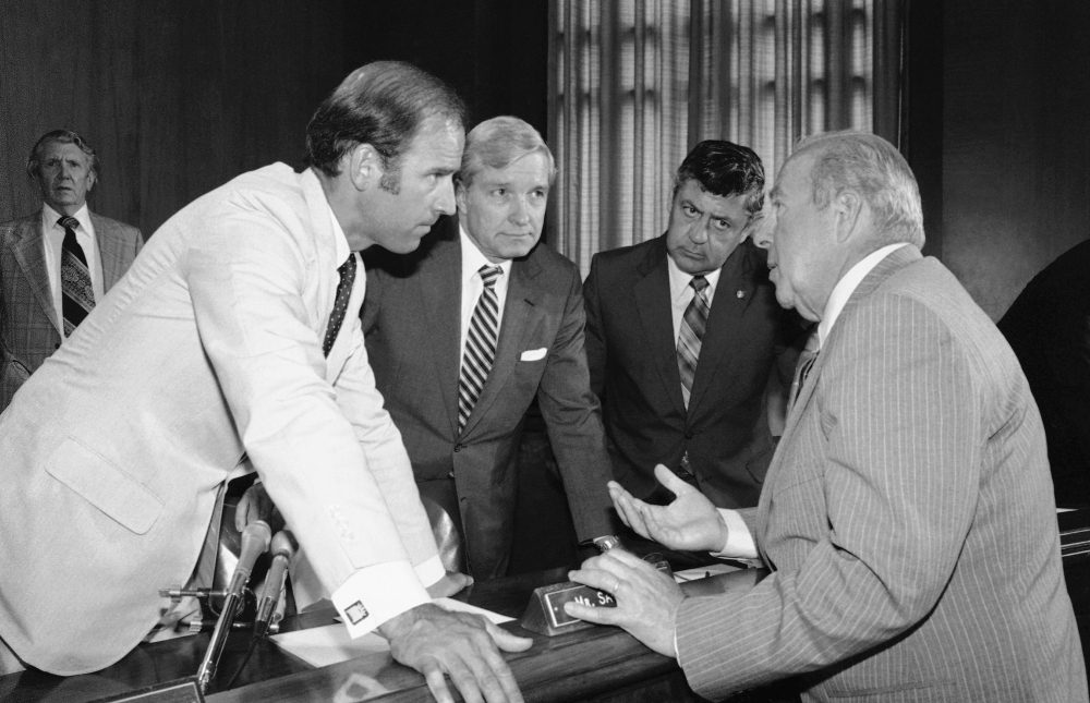 Joseph Biden, George Shultz, Charles Percy III, Edward Zirinsky