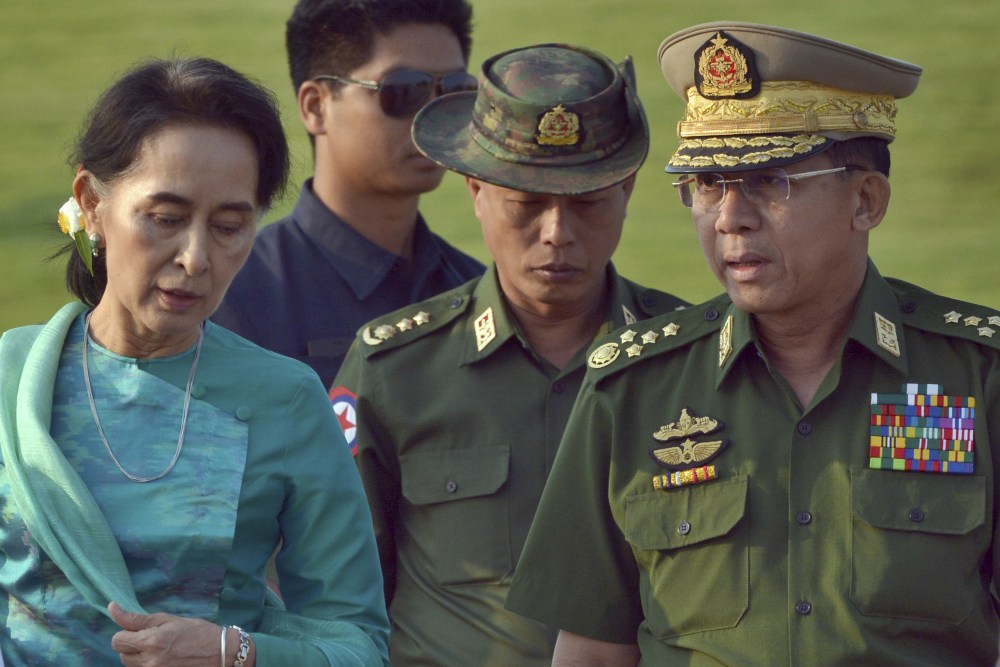 Aung San Suu Kyi, Min Aung Hlaing