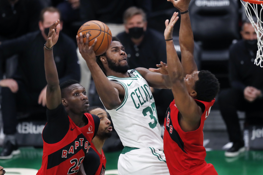 Semi Ojeleye, Chris Boucher, Kyle Lowry