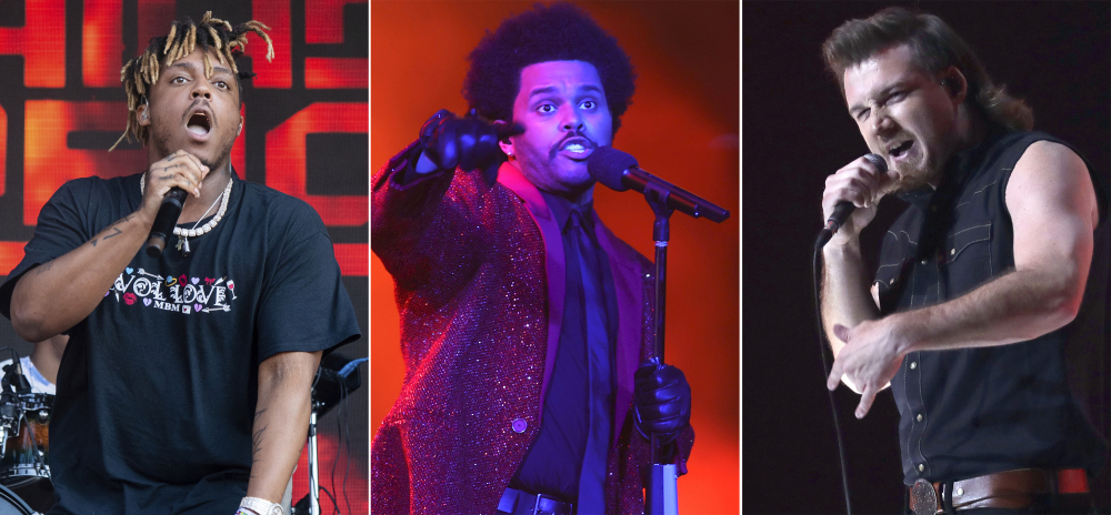 Juice WRLD, The Weeknd, Morgan Wallen