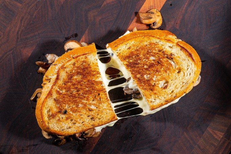 Mushroom Patty Melts. MUST CREDIT: Photo by Rey Lopez for The Washington Post.