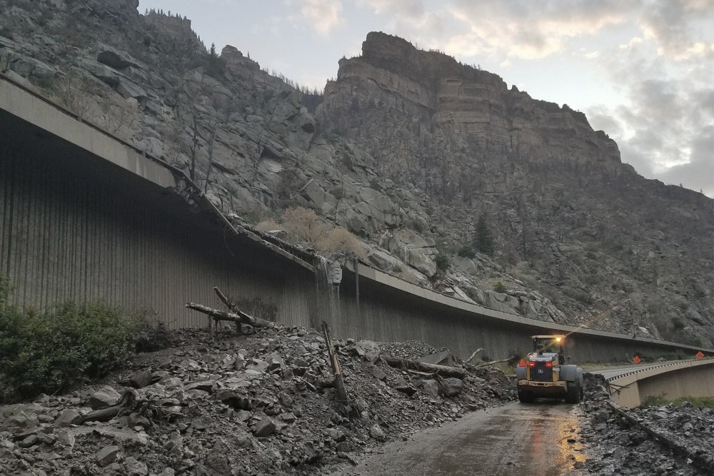 Trapped in Tunnel Mudslides Colorado