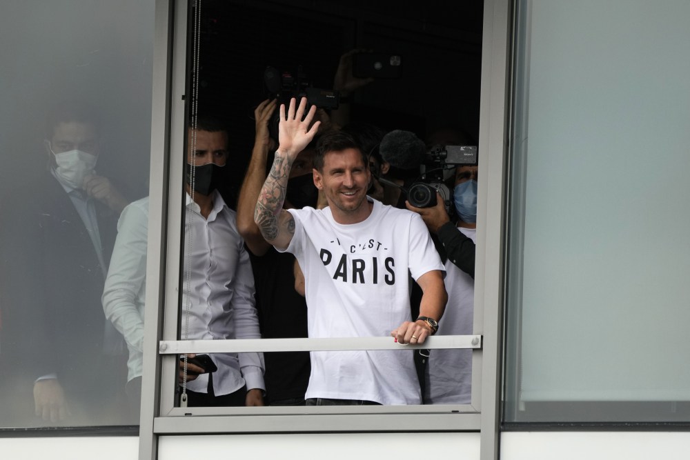 APTOPIX France Messi PSG