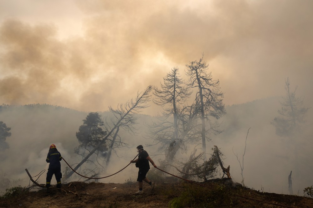 APTOPIX Greece Fires