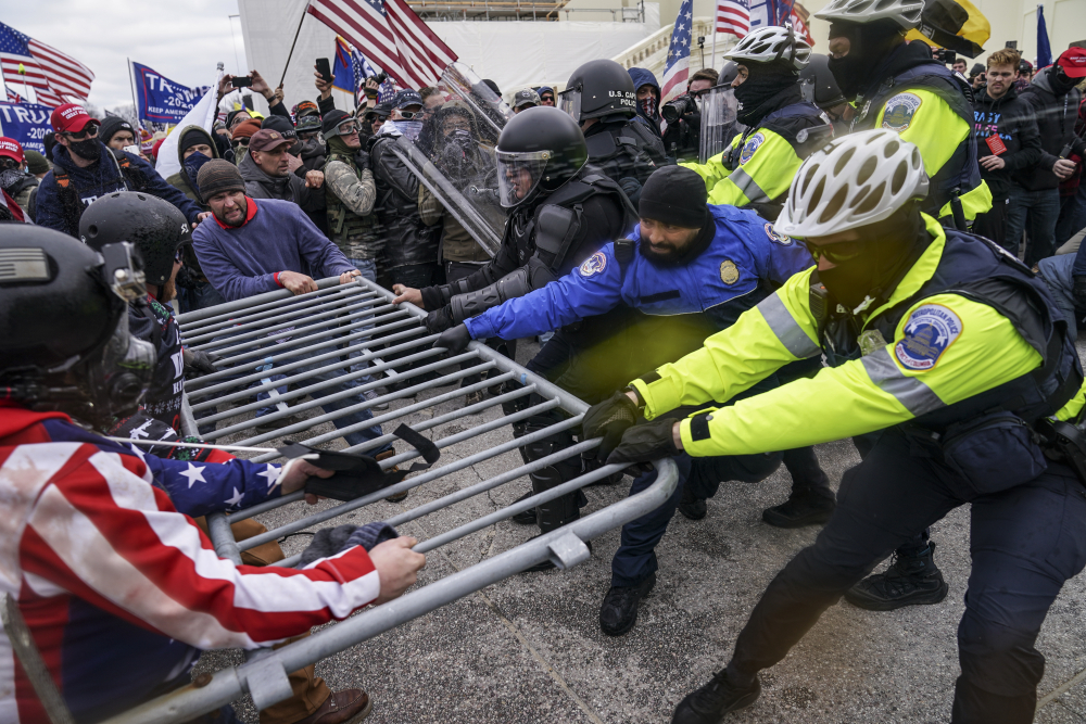 Capitol Breach Assaulting Police