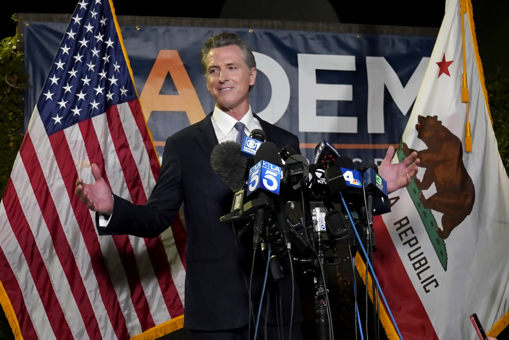 APTOPIX California Recall Newsom