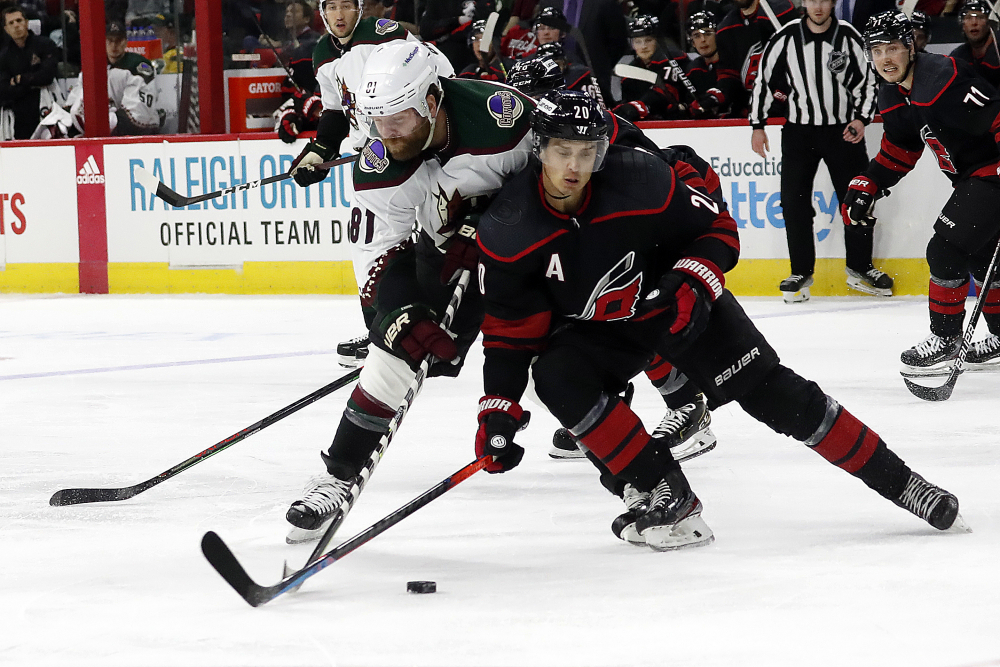 Coyotes Hurricanes Hockey