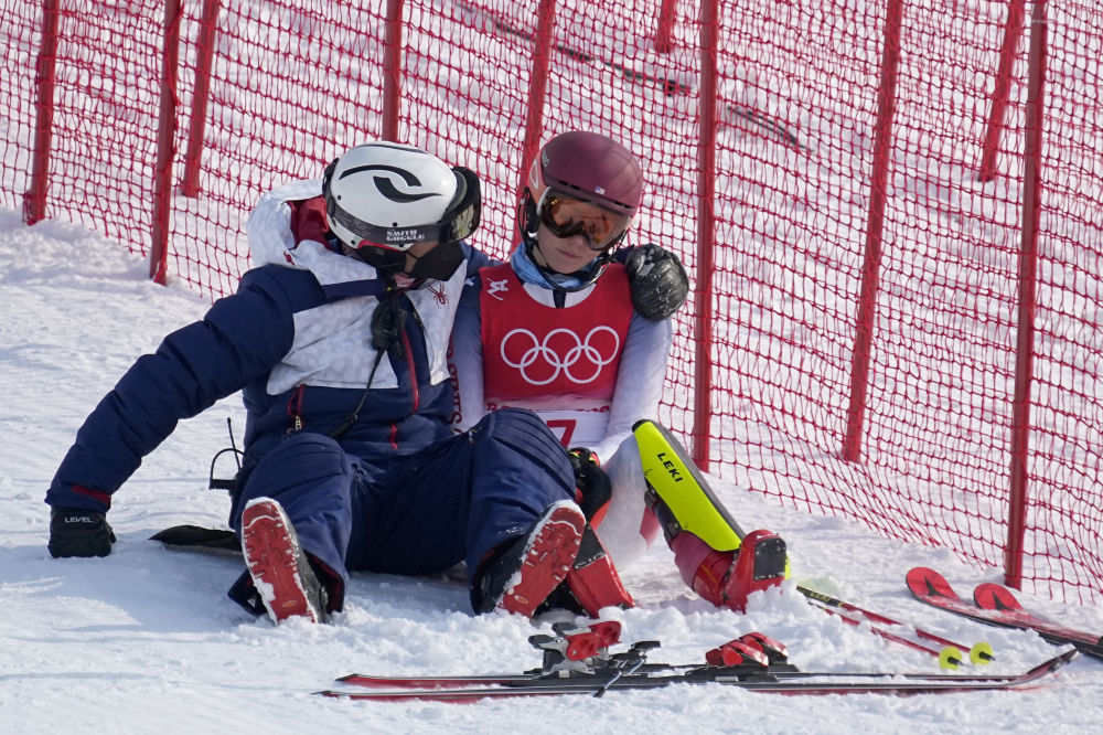 APTOPIX Beijing Olympics Alpine Skiing