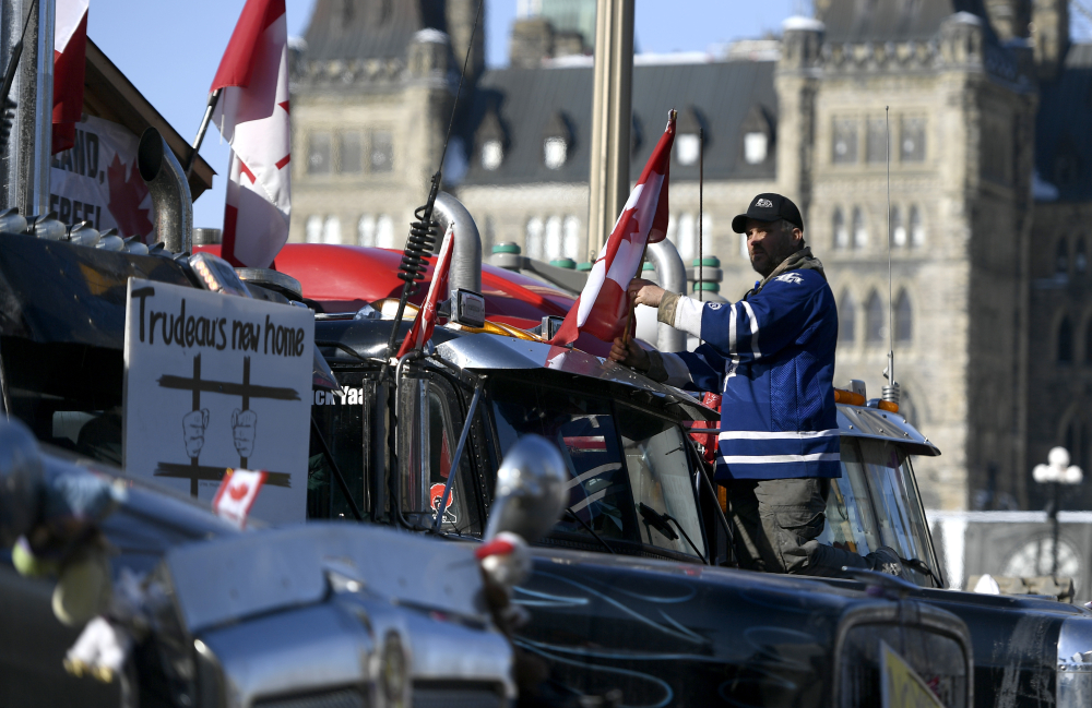 Canada Virus Outbreak Protest