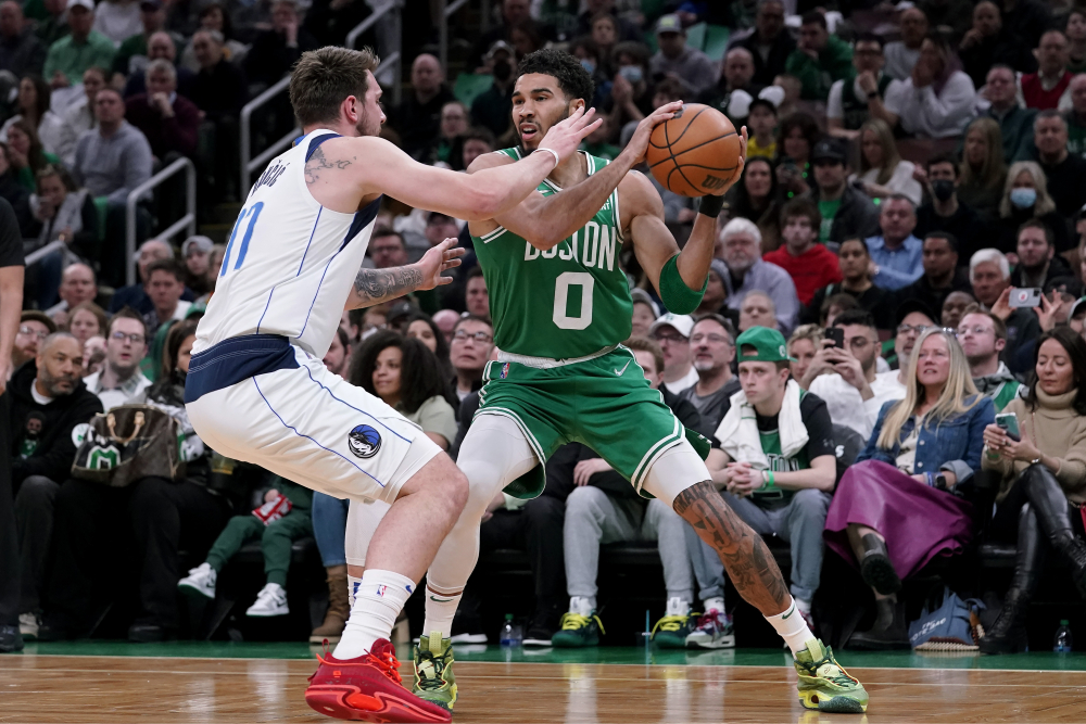 Mavericks Celtics Basketball