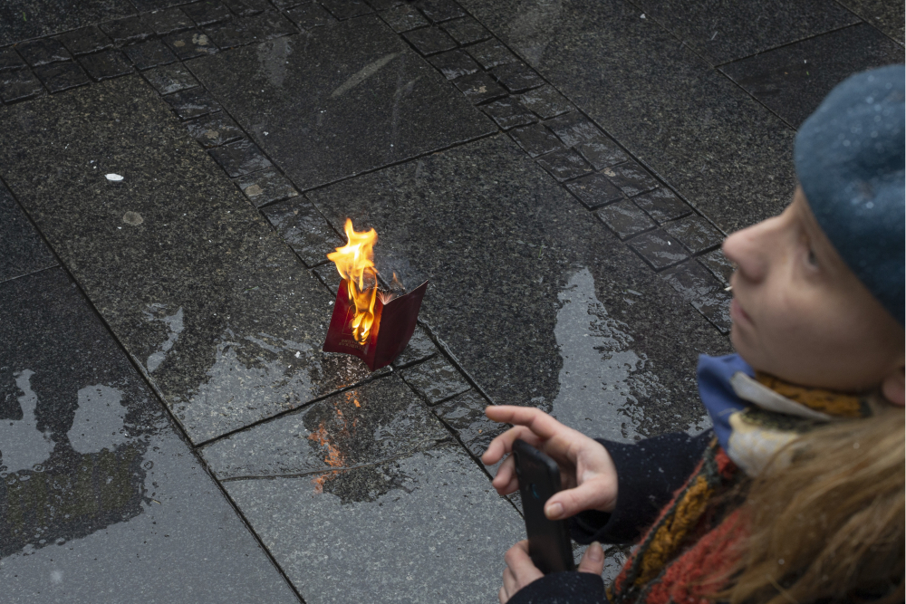 Serbia Ukraine Protest