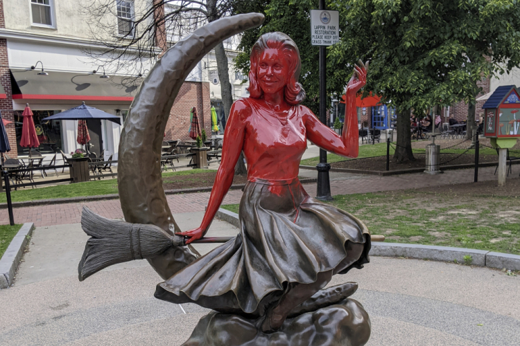 Bewitched Statue Vandalized