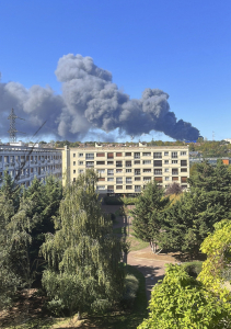 France Paris Market Fire