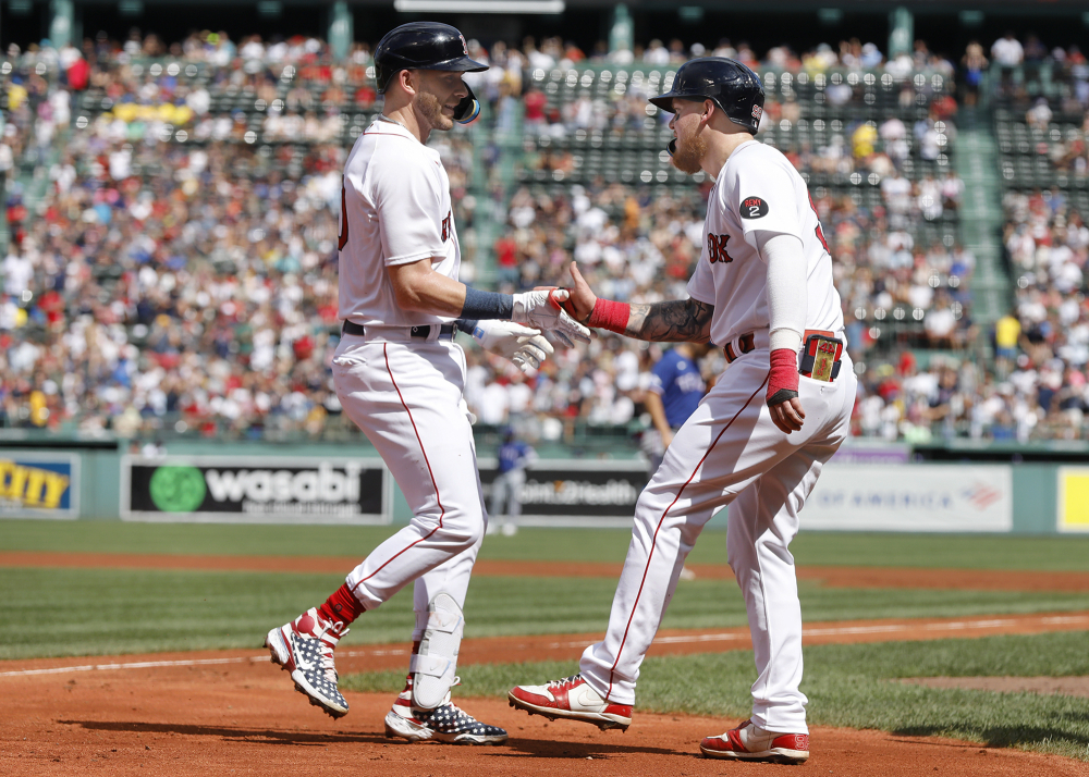 Rangers Red Sox Baseball