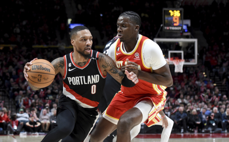 Hawks Trail Blazers Basketball