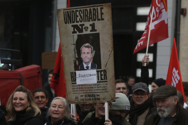 France Pension Protest