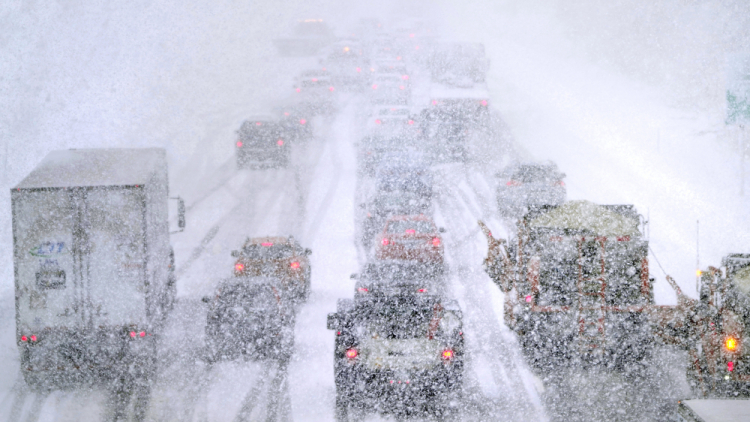 APTOPIX Winter Weather New Hampshire