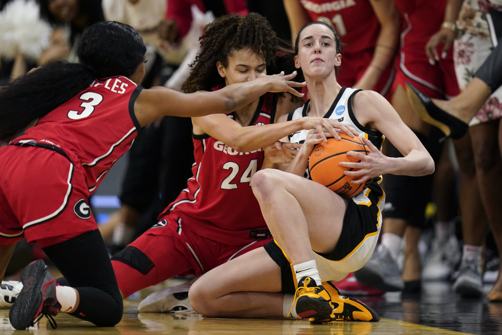 NCAA Georgia Iowa Basketball