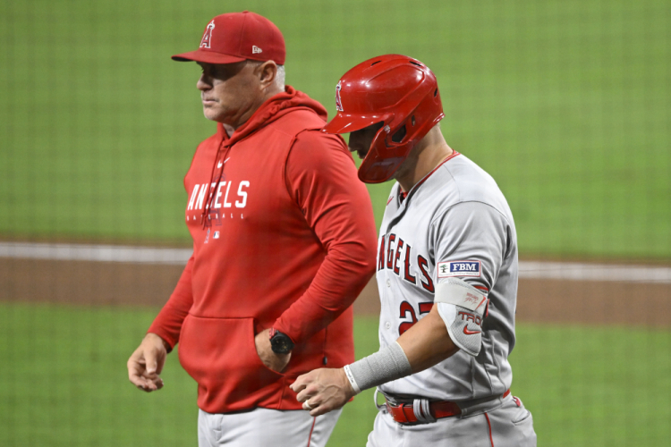 Angels Padres Baseball