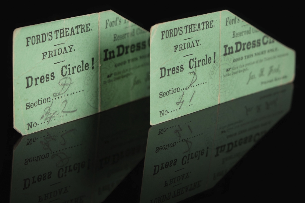 Lincoln Assassination Tickets Auction