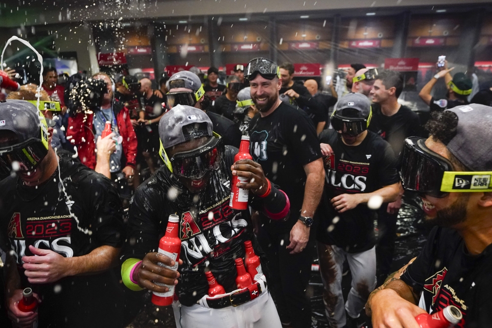 APTOPIX NLDS Dodgers Diamondbacks Baseball