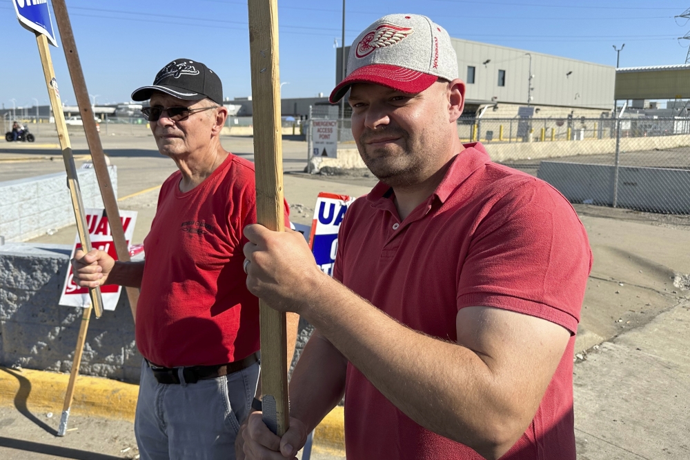 Auto Workers Strike Battery Factories